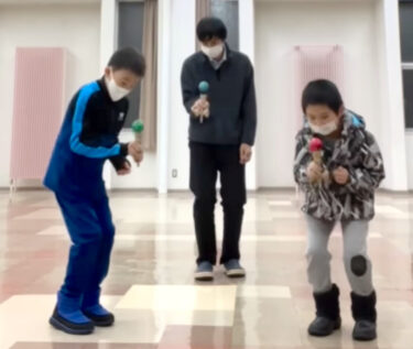 Bugün (17/1) aktivite günüydü! Kendama Festivali için prova yapan çok sayıda çocuk vardı ✨ Sonunda bir Moshikame yarışması gerçekleşti! [Hokuryu Kendama Kulübü]