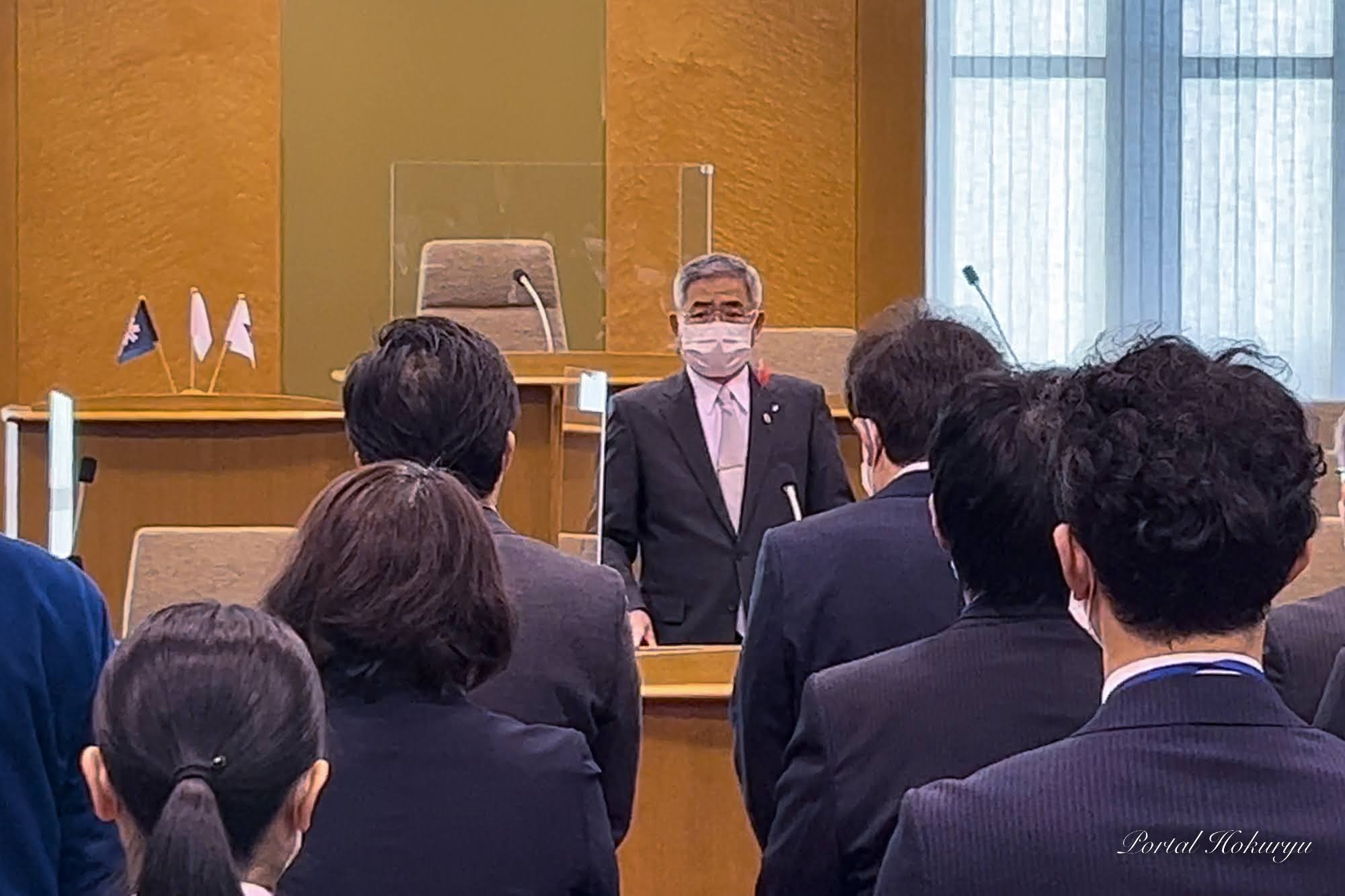 北竜町・佐野豊 町長・1月6日（金）新年交礼会年頭のお言葉『心の豊かな北竜町』と成ることを願って