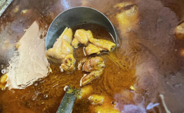 🌻 2月15日（水）本日の日替わりランチ：カレーラーメンでした 😊【お食事処向日葵】