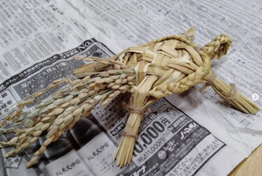 2月15日（水）なくら活動日 🌾 可愛い亀さん出来上がりました～ 🐢🐢🐢  他に動物わら細工を作ったりしました 😊【わら細工なくら】