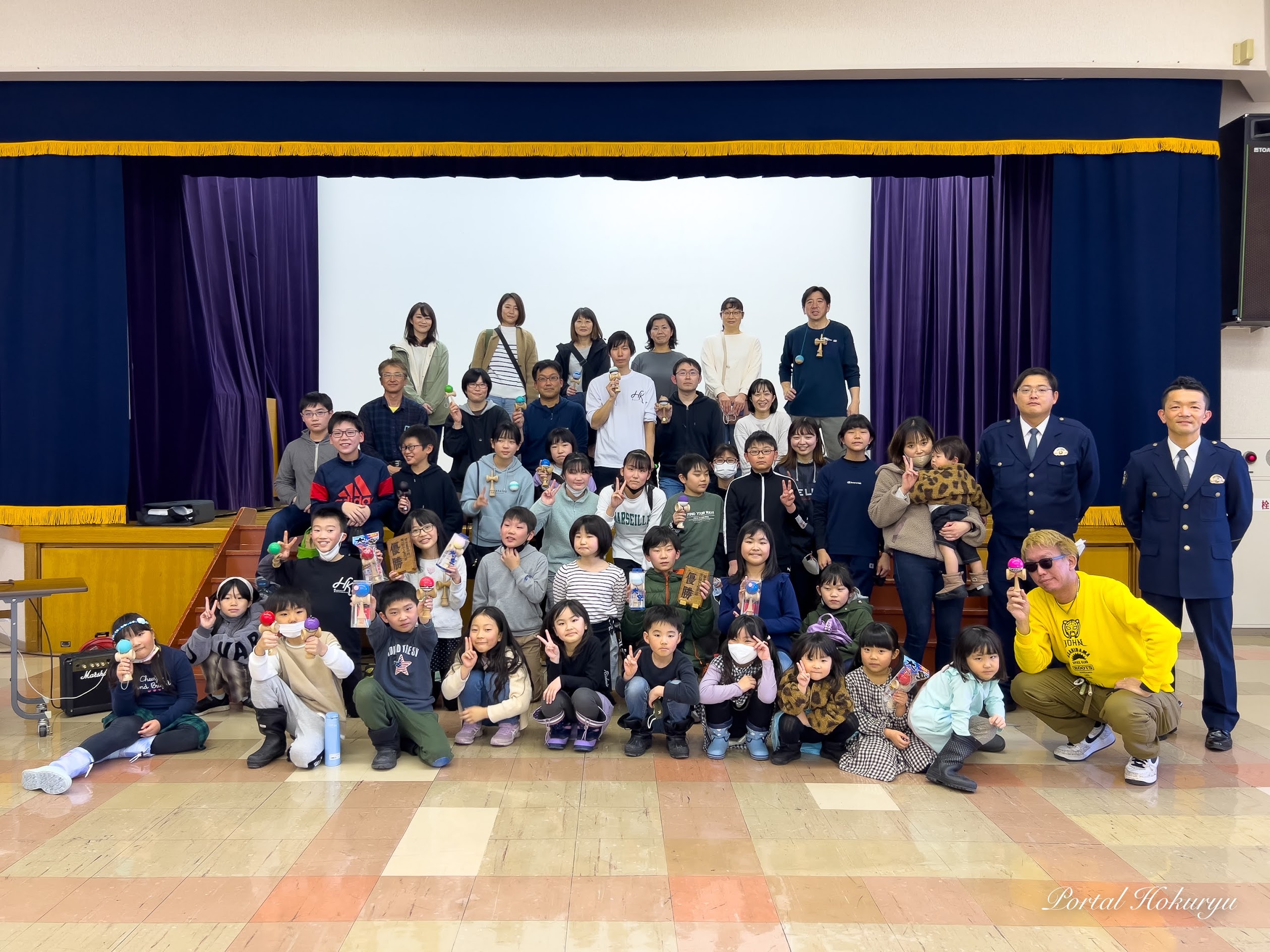 第１回北竜けん玉クラブ碧水駐在所杯が開催！地域が一体となって大人も子供も一緒に学び楽しむ！