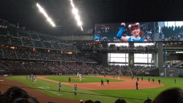 初 ES CON FIELD HOKKAIDO（エスコンフィールド北海道）ファイターズ観戦です。グラウンドが近く臨場感があり、最高の球場ですね【北興建設】