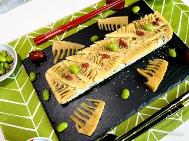 春を告げる新筍の押し寿司