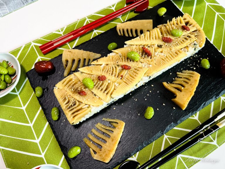 新筍の押し寿司