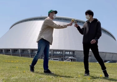 #ゆんずけん シンクロ！！！ これはもう最高でした。ついにこの瞬間が来たと 🤩 強風の中でも決めれたゆんずけん【北竜けん玉クラブ】