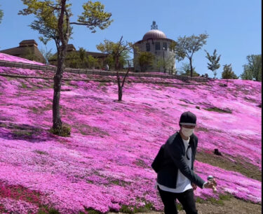 おでかけレジェンドシリーズ in 滝上：芝桜人生はじめて満開のものを見れました（結構前）【北竜けん玉クラブ】
