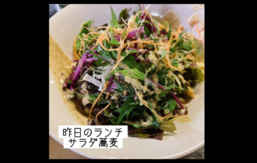 🌻 6月14日（水）本日の日替わりランチ：野菜たっぷり乗ったサラダ蕎麦 🥗 ♪ ♪ でした【お食事処向日葵】