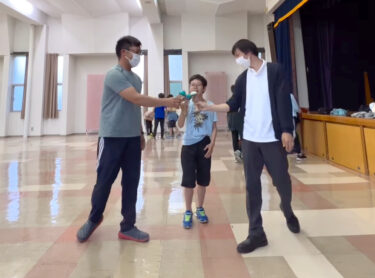 ふりけんでシンクロ ✨ いつの間にか、ふりけんが安定して決められるようになって、シンクロができるように ‼️【北竜けん玉クラブ】