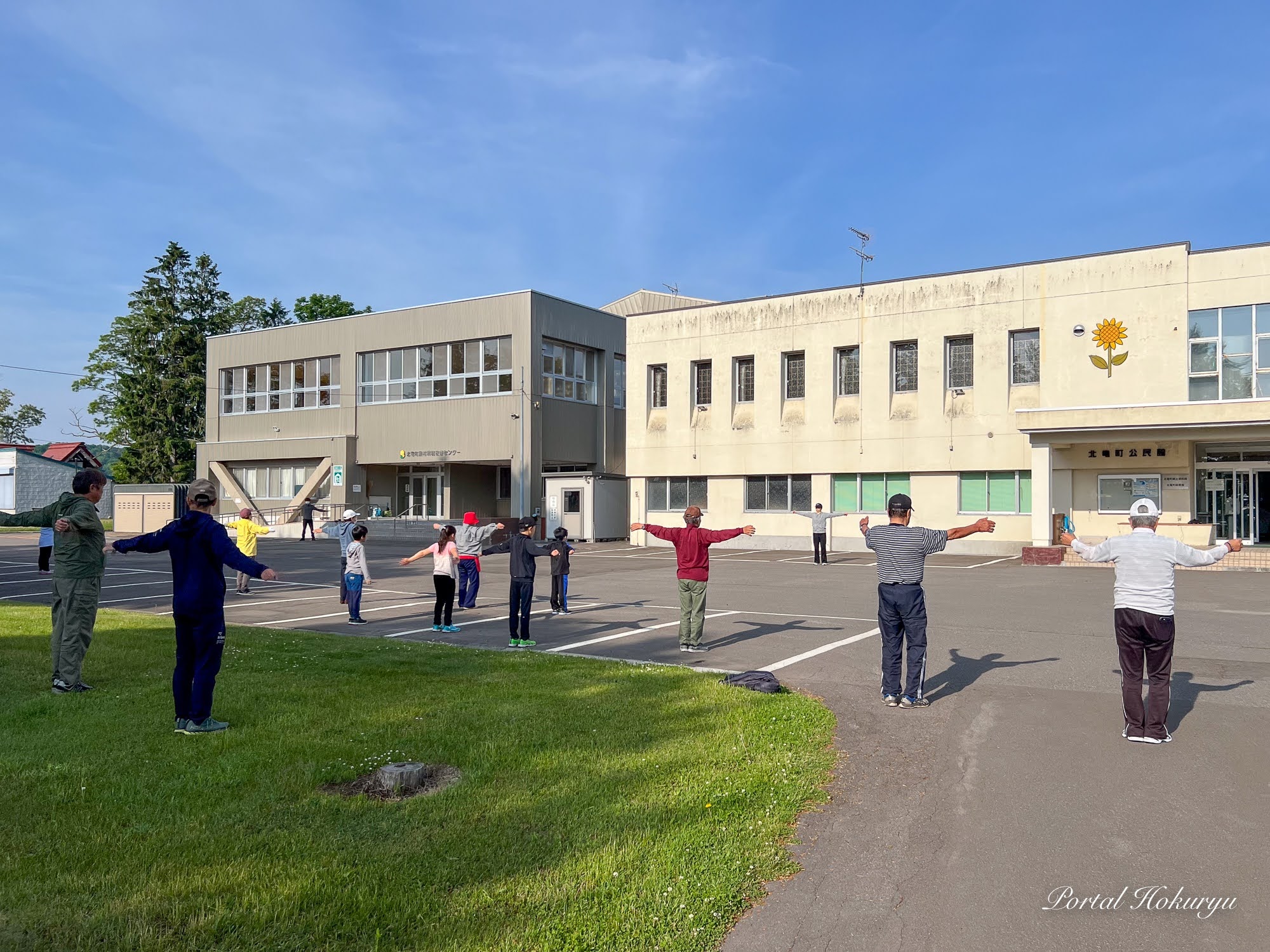 令和５年度・北竜町「朝のラジオ体操」スタート！