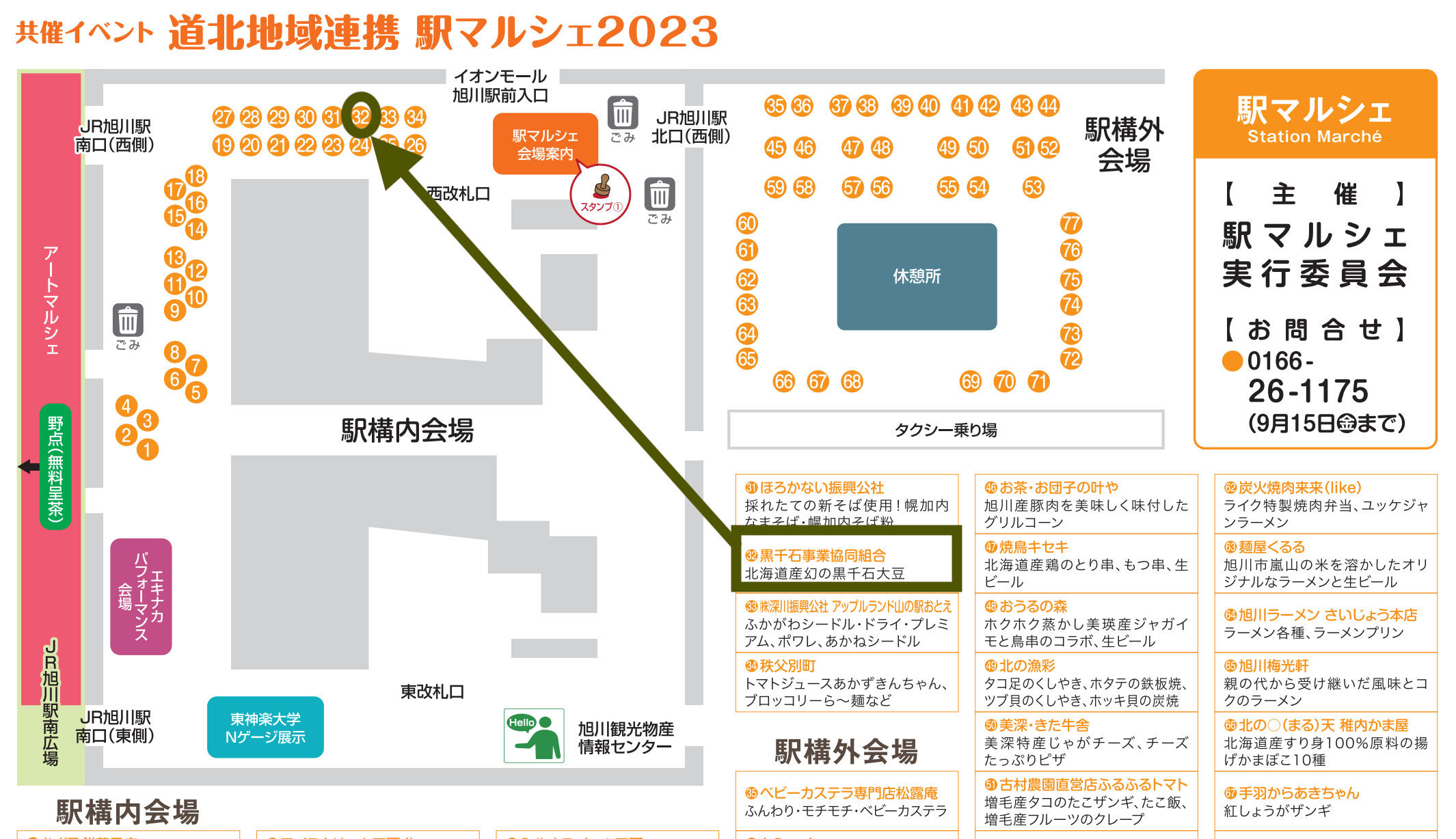 駅マルシェ 2023【旭川信用金庫HP】＆【旭川市HP】