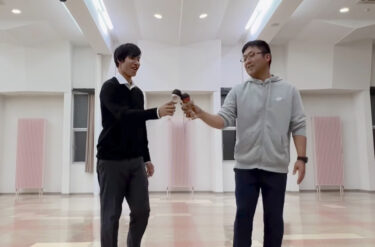 @toru.kt さんとジャグけんシンクロ ✨ いつかここに @yu_charoff さんを入れてシンクロしたい‥【北竜けん玉クラブ】