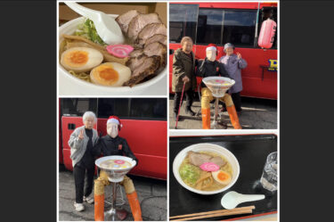 11月21日（火）《旭川ラーメン　さいじょうさん》 のキッチンバスが来てくださいました 🍜 皆さんラーメン食べれる事を 待ちに待っていた様で、大変喜んで食べていました！！ 😊 ✨ 🙌