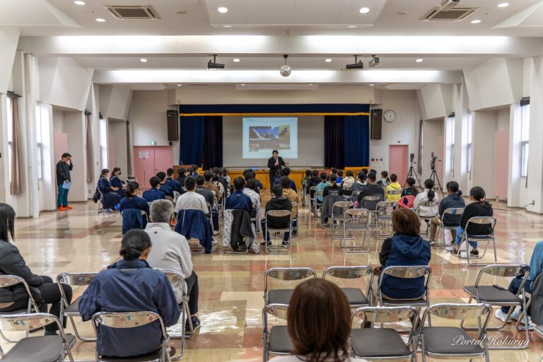 北竜中学校短期語学留学報告発表会