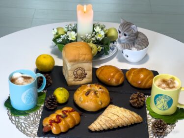 ＲＩＣＨ工房（ＮＰＯあかるい農法）の焼きたてパン販売・１１月