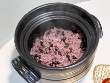 北竜町産新米 ＆ 黒千石大豆の新生豆で炊き込みご飯