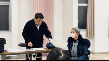 11月16日（木）今日は18人で練習。練習前役員会を行いました。12月2日定期演奏会の準備についてです。プログラムが出来上がりましたので、準備が加速します【北竜町ひまわりコーラス】