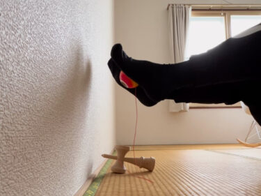 #けん玉クリスマス day3・カニばさみ（大皿）