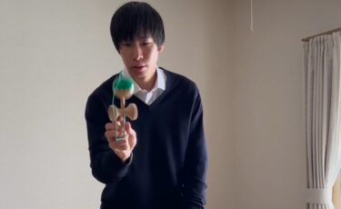 #けん玉クリスマス day15・ふりけん：#けん玉ないない。出勤前にふりけんの動画を撮影する人のモノマネをしました（？）【北竜けん玉クラブ】