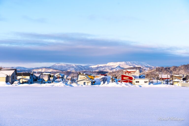 Mount Edai sparkling in the morning sun