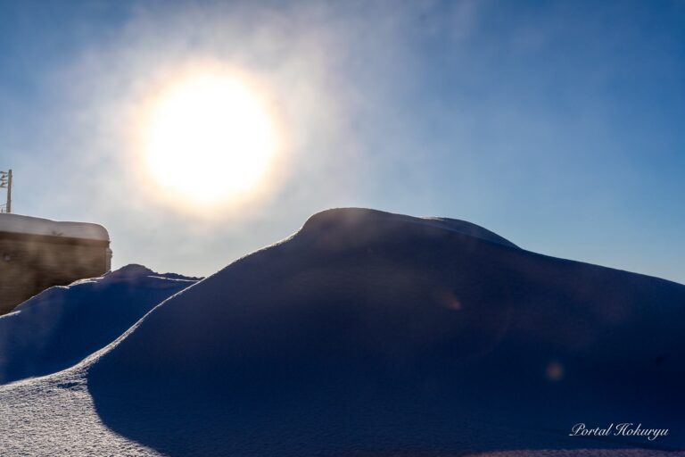 幸せを降り注ぐお天道様の光