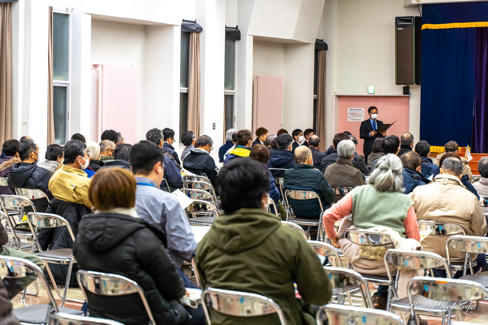 北竜町長選挙立会演説会における両者の熱い想いに感謝をこめて！