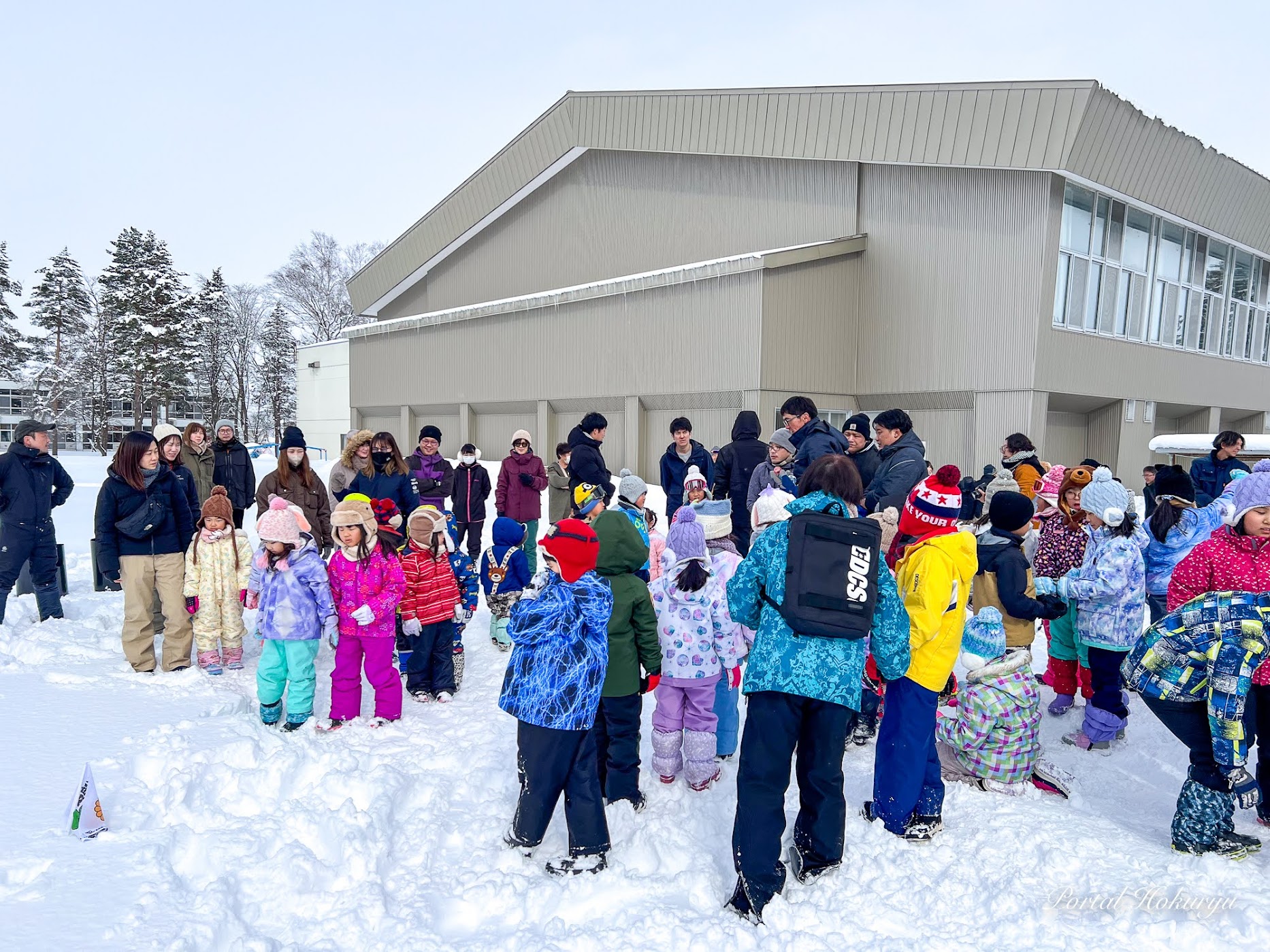 第３７回北竜町スノーフェスタゆきんこまつり 2024 笑顔と笑い声が雪原に響く！
