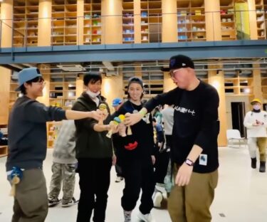 @zoomadanke さんとのレジェンドシンクロ！シンクロ撮影ありがとうございました 😊 パフォーマンスもめっちゃかっこよかったです 😎【北竜けん玉クラブ】