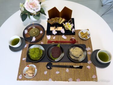 春分の日（お彼岸）にいただく黒千石きな粉の牡丹餅に感謝をこめて！