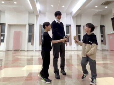 中皿極意〜回転けんシンクロ まさかのパツイチメイク @harunao820 うまいなぁ。。【北竜けん玉クラブ】