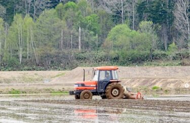 代掻き（しろかき）です【（株）高田】