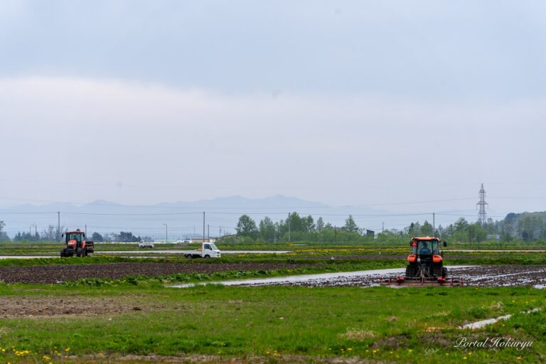 命を育む田畑の耕起、代かきの大切な作業！