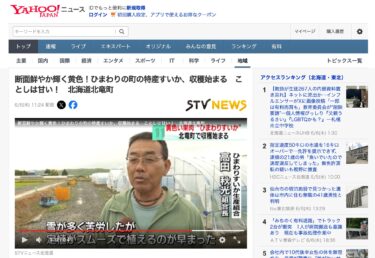 [Video Release] A bright, shining yellow cross-section! Harvesting begins for the sunflower town's specialty watermelons. This year's watermelons are sweet! Hokuryu Town, Hokkaido: STV NEWS [Yahoo News]