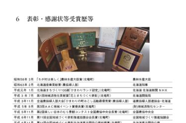 6. Ödül Listesi, Teşekkür Belgeleri vb.