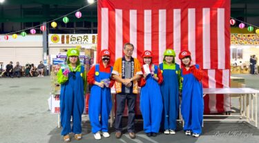 北竜盆踊り大会・プロジェクションマッピング・花火大会（第38回北竜町ひまわりまつり）感動の連続！！！