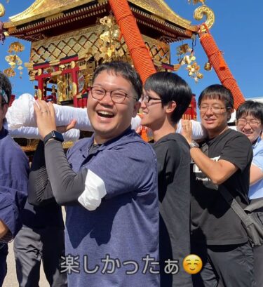 9月9日（月）秋季例大祭のお神輿担がさせて頂きました ♪【特別養護老人ホーム永楽園】