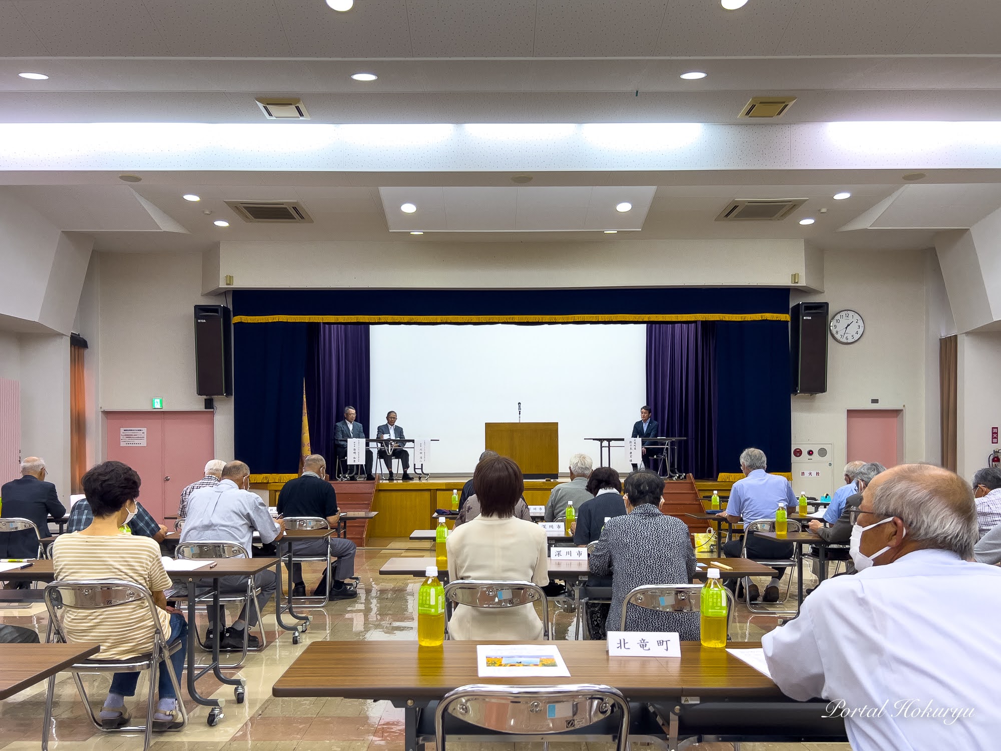 令和６年度 空知地区北空知管内小ブロック研修会 2024「高齢期の健康づくりと北竜町の取り組み」「魅力輝く北竜町」２講演が開催