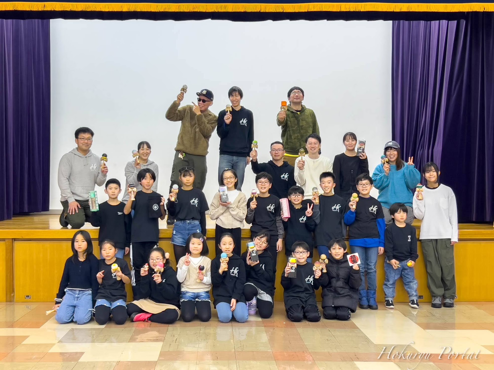 第７回北竜けん玉祭り（北海道北竜町）楽しさを分かち合い、悔しさを乗り越えて、みんなで思いっきりチャレンジ！