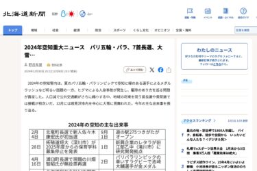 2024年空知重大ニュース　パリ五輪・パラ、7首長選、大雪…【北海道新聞デジタル】