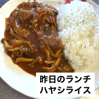🌻 本日の日替わりランチ：ハヤシライスでした ♪【お食事処向日葵】