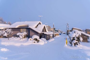 メルヘンの世界が広がる雪景色