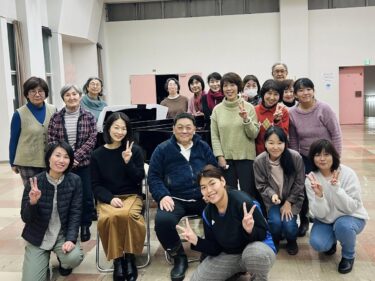 2025年 練習はじめは16人でした。天候が不安定でちょっと心配だったのですが、みんな集まれてよかったです🤣￼【北竜町ひまわりコーラス】