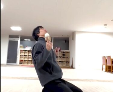 今年の目標だった20ジャグけんを初メイク ✨ 使用けん玉 @nonoka_kyodo【北竜けん玉クラブ】