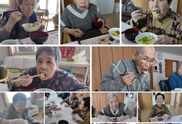 Senin, 3 Maret - Hinamatsuri (Hari Perempuan) Kami makan siang dengan hidangan Hinamatsuri, dan sebagai camilan kami membuat dan memakan mochi sakura bersama 🌸 [Beranda Grup Hekisui]