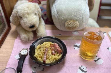 ☀️🌞 23 aprel (çərşənbə) Hami-çanın qəlyanaltıları: karbonara və pivə. Hami-çanın sevimli yeməyi [Mətbəx Haruharu]