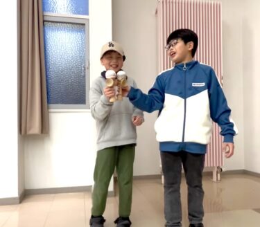 一発でシンクロを決めてくる！ナイスナイスナイス 👍【北竜けん玉クラブ】