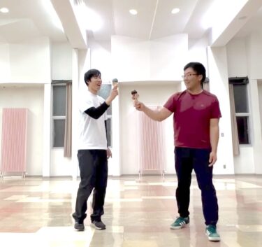 #俺たちシリーズ：今回は… @toru.kt さんとの飛行機〜1.5スワップジャグルけんシンクロです！【北竜けん玉クラブ】