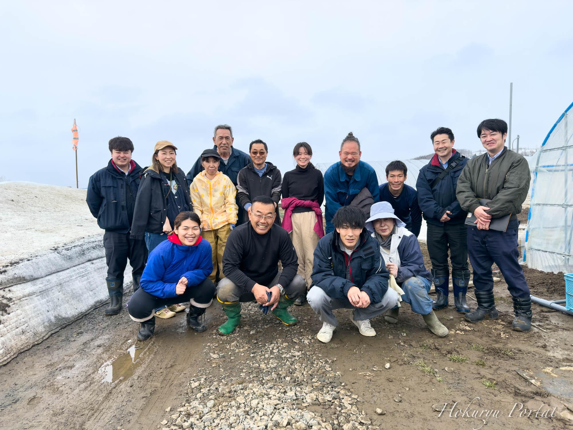 【ひまわりすいか栽培・定植】高田秋光ファーム【北竜ひまわりすいか生産組合】