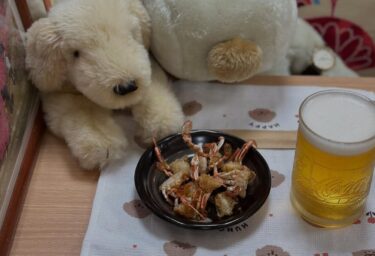 ☀️🌞 10 Haziran (Salı) Hami-chan'ın atıştırmalığı: Kızarmış yengeç filetosu ve bira 🍺 Çıtır çıtır ve hoş kokulu 👌 Lezzetli Bunu restoranda da yiyebilirsiniz 😊 [Kitchen Seisei]