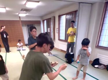 7月22日（火）は活動日でした〜！ 暑い中、涼しい和室で満員御礼。 うまくなる子がどんどん増えてきて嬉しいなー【北竜けん玉クラブ】