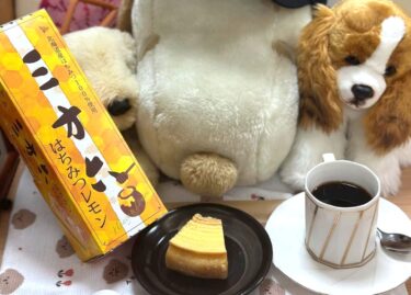 ☀️🌞 はみちゃんのおやつ：今日お客様から旅行のお土産頂きました。ありがとうございます。ごちそうさまでした 😋【Kitchen晴晴】